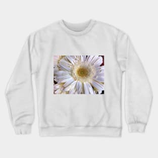 White Flower Crewneck Sweatshirt